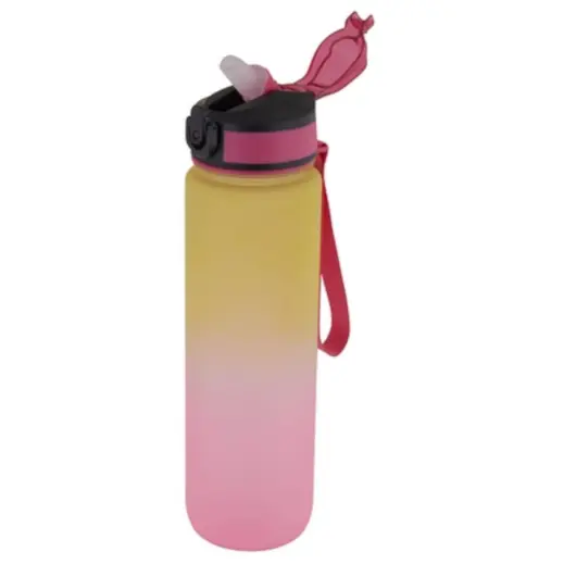 900ml Gradient Bottle Pink Yellow Main
